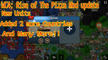 WC4: Rise Of The Pizza Mod Update