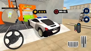 Police Car Wash Service: Gas Station Parking Games - Level 4-6 Android Gameplay #1 screenshot 3