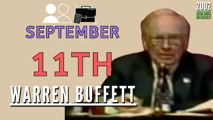 Warren Buffett on 9/11 and its Effect on Insurance Underwriting. | BRK 2002【C:W.B Ep. 250】