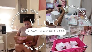 A Day in the Life of a Small Business Owner | Packing Orders, Admin Work & Chit Chat