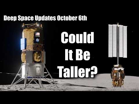 Blue Origin Taller Lunar Lander, SpaceX Launches All Its Rockets - Deep Space Updates Oct 6th