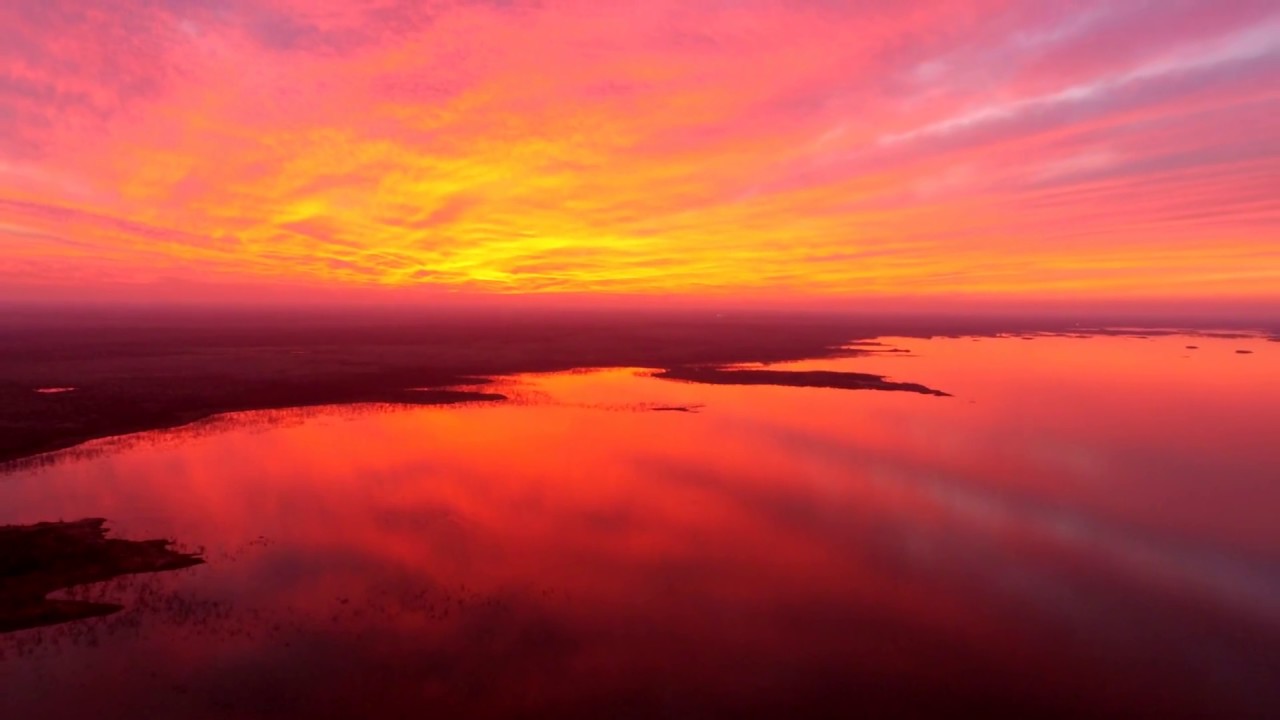 Lake JB Thomas Sunset 2/1/17 YouTube