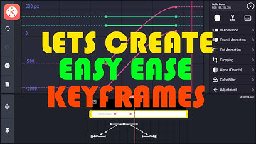 Easy Ease keyframes in Kinemaster