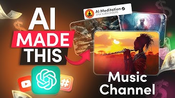 How to make copyright free Meditation Youtube Channel With AI | Step by Step Guide