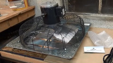 iLiving ILG8SF20V 20" Shutter Mounted Exhaust Fan | Unboxing