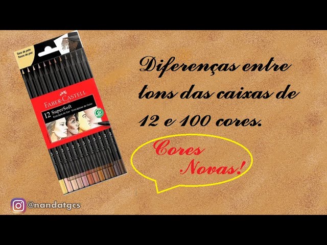 Lápis de Cor Super Soft Faber Castell de 100 Cores - Unboxing 