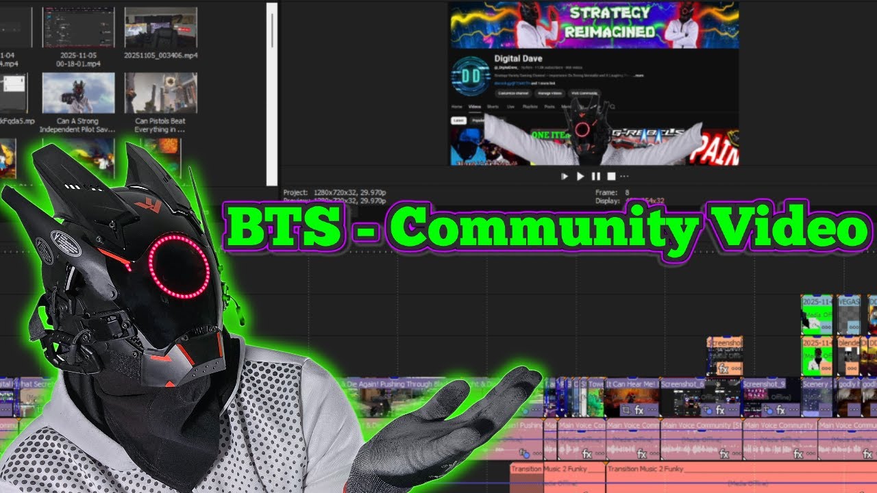 How I Made The Community Video! Editing Is Fun - YouTube