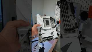 Changing The Motherboard In The All White Pc Gaming Setup To The Z790 Aorus Pro X