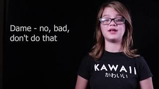 Bitesized Japanese Word Of The Day Dame Bitesizededu Youtube