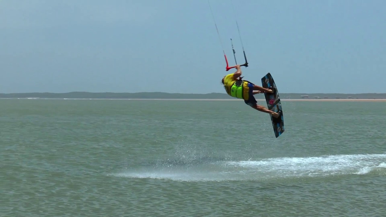 Kitesurfing Technique - Toeside Nose Grab Front Loop Transition