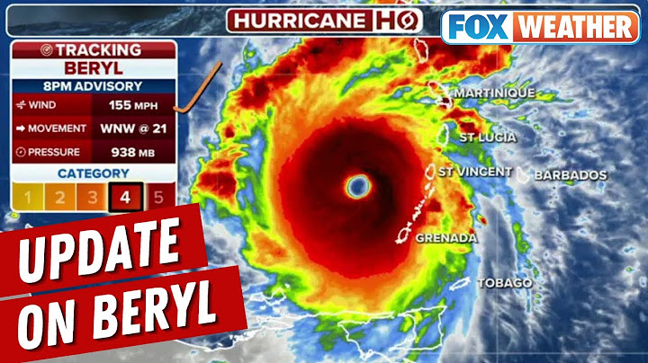 Hurricane Beryl Strengthens In The Caribbean, Remains Category 4