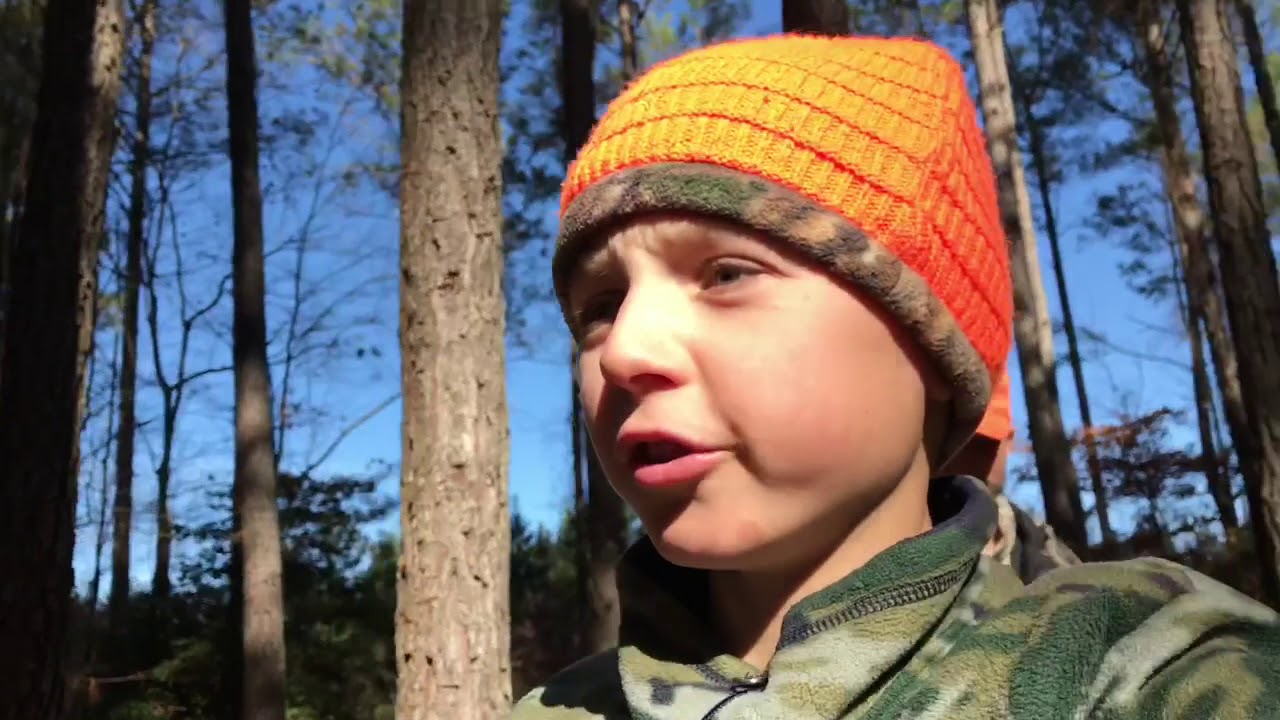 Hunting with dogs in Southampton county 112517 Luke’s first deer of