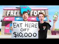 I WON $10,000 FROM MrBeast Burger 🍔