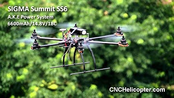 www.cnchelicopter.com sigma SS6 6600mAh flying