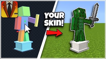 Player Statues Addon! | Free Bedrock Minecraft Add-on / Mod! (How To Use 1.20)