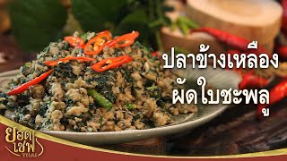 ปลาข้างเหลืองผัดใบชะพลู | ยอดเชฟไทย (Yord Chef Thai 18-07-21)