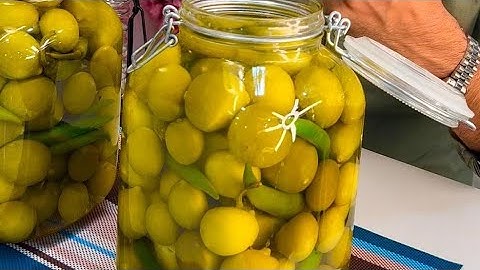 ده بقي مخلل الليمون 🍋🍋الأخضر بتاع زماااان حاجه حلوه ياجماعه والوصفه دي هاتعجبكم 👌