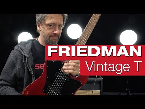 Електрогітара FRIEDMAN VINTAGE-T (Trans Red Aged), видео 1