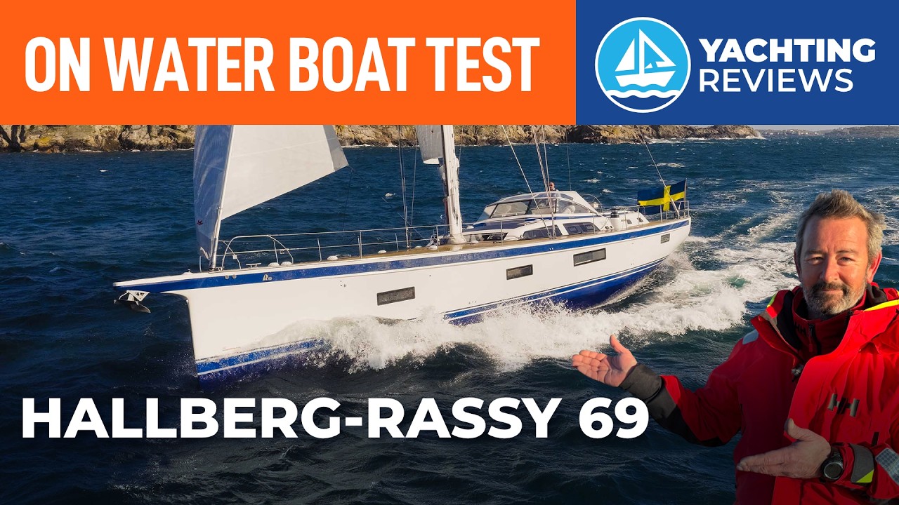 ⁣TESTED The biggest Hallberg Rassy ever!