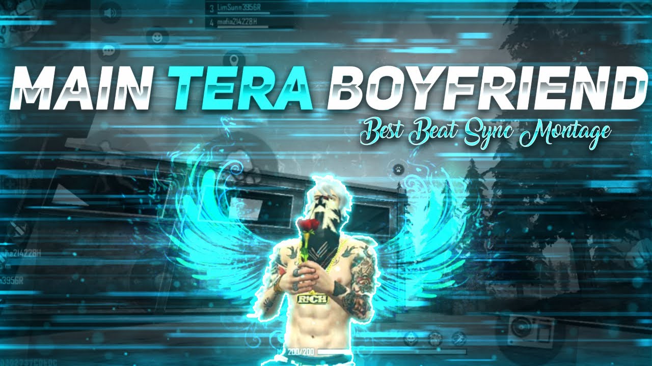 MAIN TERA BOYFRIEND BEST FREE FIRE MONTAGE GARENA FREE FIRE