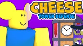 new update cheese tower defense |Roblox gaming