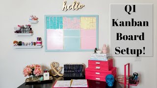 How I Set Goals For 90 Days | My 2020 Kanban Board!