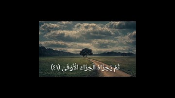 وَأَنْ لَيْسَ لِلْإِنسَانِ إِلَّا مَا سَعَىٰ (٣٩)  من سورة النّجم ❤️‍🩹 #retaj_r  #تلاوة #اكسبلور