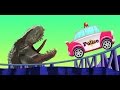 Police Car Adventures | Dinosaur Videos | Jurrasic park for kids