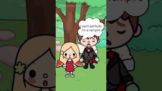 Vampire fell in love with me me pt 2 🧛🩷 | Toca life story #tocaboca #shorts Resimi