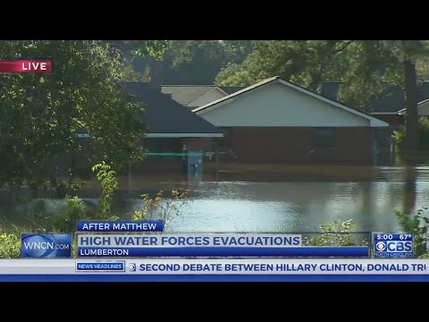 Thumbnail for Flooding, evacuations continue in Lumberton