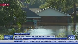 Flooding, evacuations continue in Lumberton