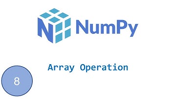 آموزش نامپای | جلسه هشت | numpy | array operation