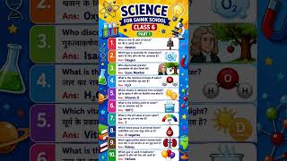 👉 Sainik School Class 6 Science MCQs | Part 1 | Most Important Questions | #Shorts