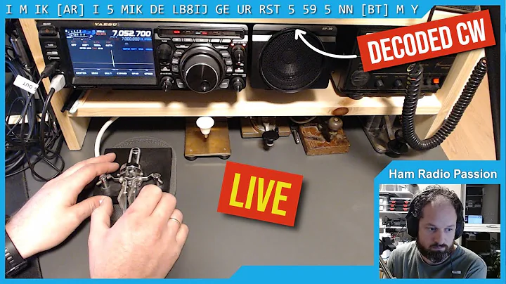 Slow CW with Decoding From The Shack - 15wpm
