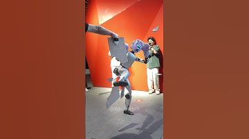 🔥🤖 Unitree G1 Showcases Its Powerful Leg Kicking Prowess Again! 💪 #unitree #robot #humanoidrobot