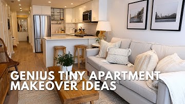 Genius Tiny Apartment Makeover Ideas for Small Living Spaces