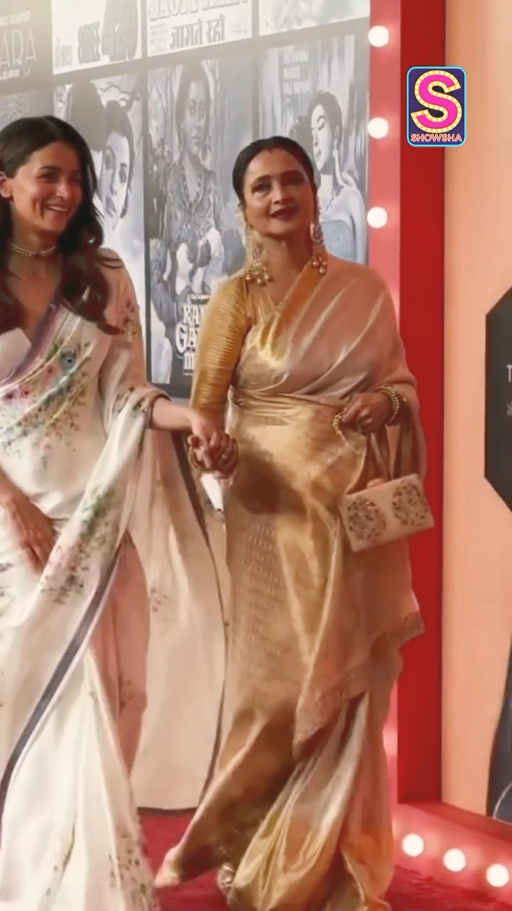 Alia Bhatt And Rekha Look Royal On Red Carpet | Bollywood Arena | News18 | N18S