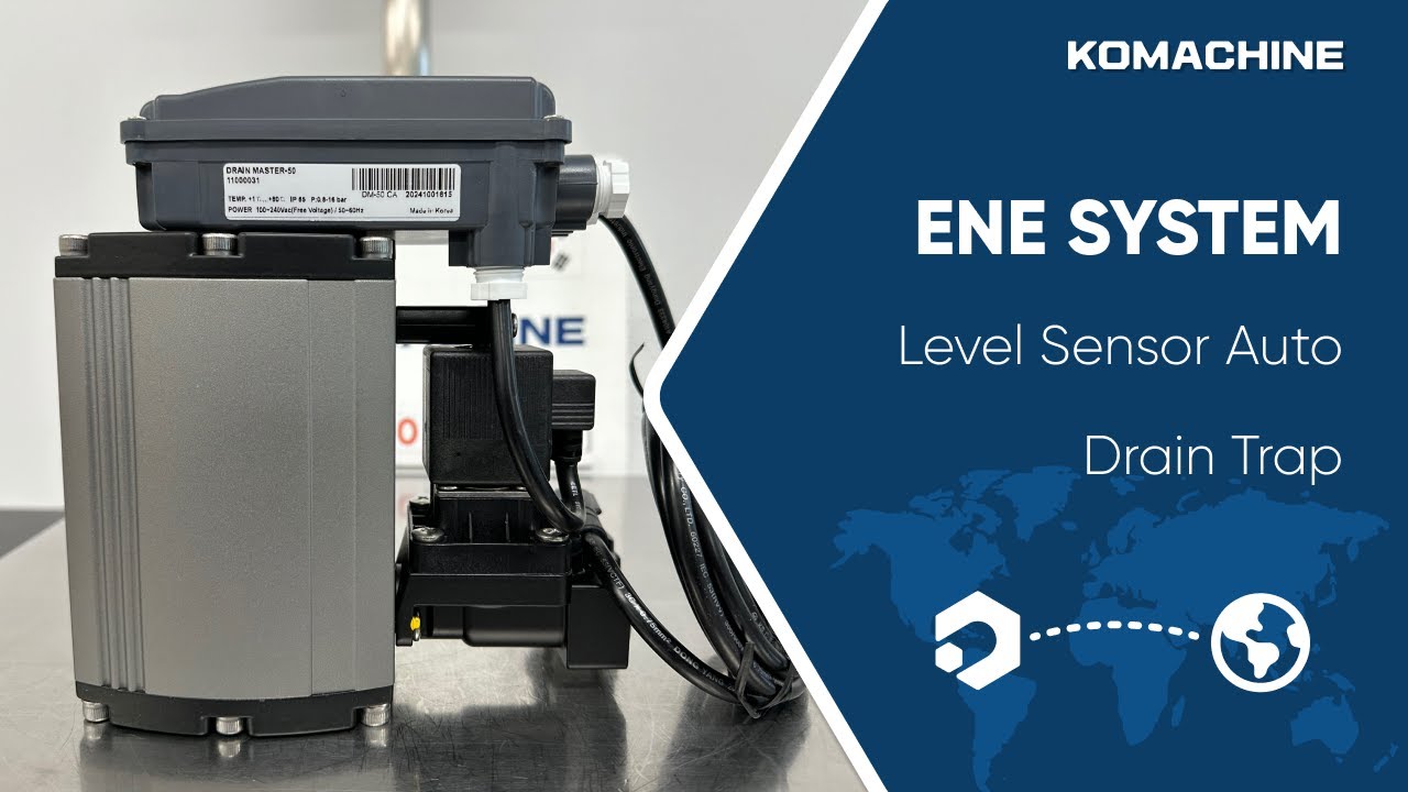 Auto Drain Sensor ENE SYSTEM / Level Sensor Auto Drain Trap (DM-50) / INV-05177 - YouTube