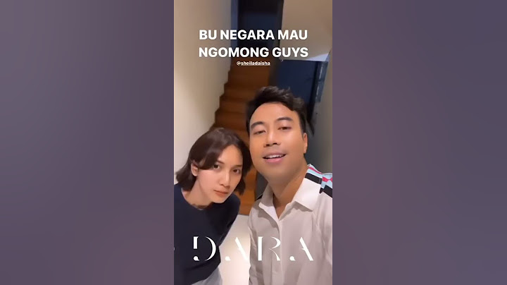 Kelakuan pasutri baru vidi dan sheila saat promosiin lagu Vidi Aldiano_Dara, bikin ngakaka