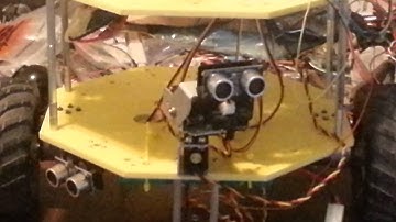 W.A.L.T.E.R. scanning 180 degrees, using his pan/tilt