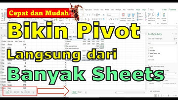 Cara Membuat Pivot dari Beberapa Sheet