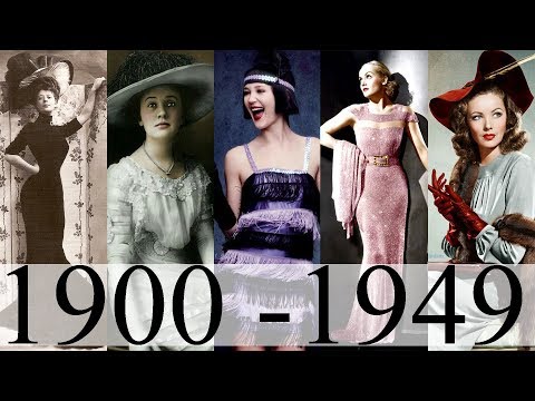 Moda si frumusetea in prima jumatate a secolului XX | Fashion in the 20th century (part I)