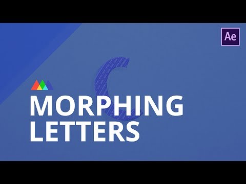 Morphing Letters in After Effects