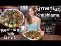 How to Make Armenian Khashlama (Beef-stew w/ Beer)