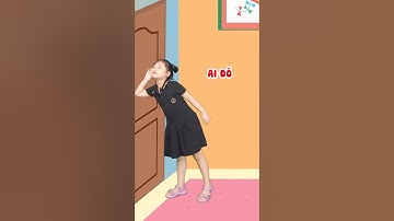 Em bé học tiếng anh qua hoạt hình không mở cửa cho người lạ #binggoleaders #shorts #kids