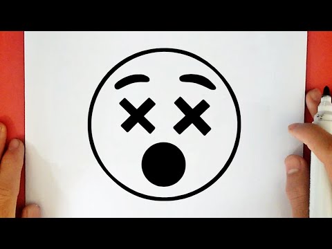 HOW TO DRAW THE DIZZY EMOJI