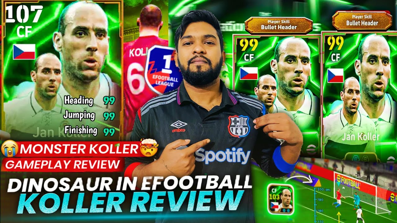 NEW BULLET HEADAR MONSTER KOLLER GAMEPLAY🔥 DINOSAUR IN EFOOTBALL ☠️🚀