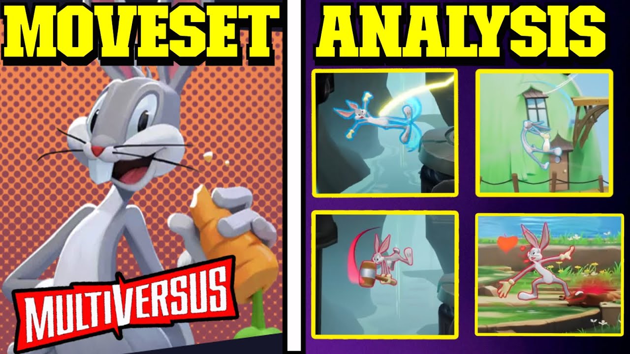 MULTIVERSUS Bugs Bunny MOVESET Analysis Breakdown YouTube