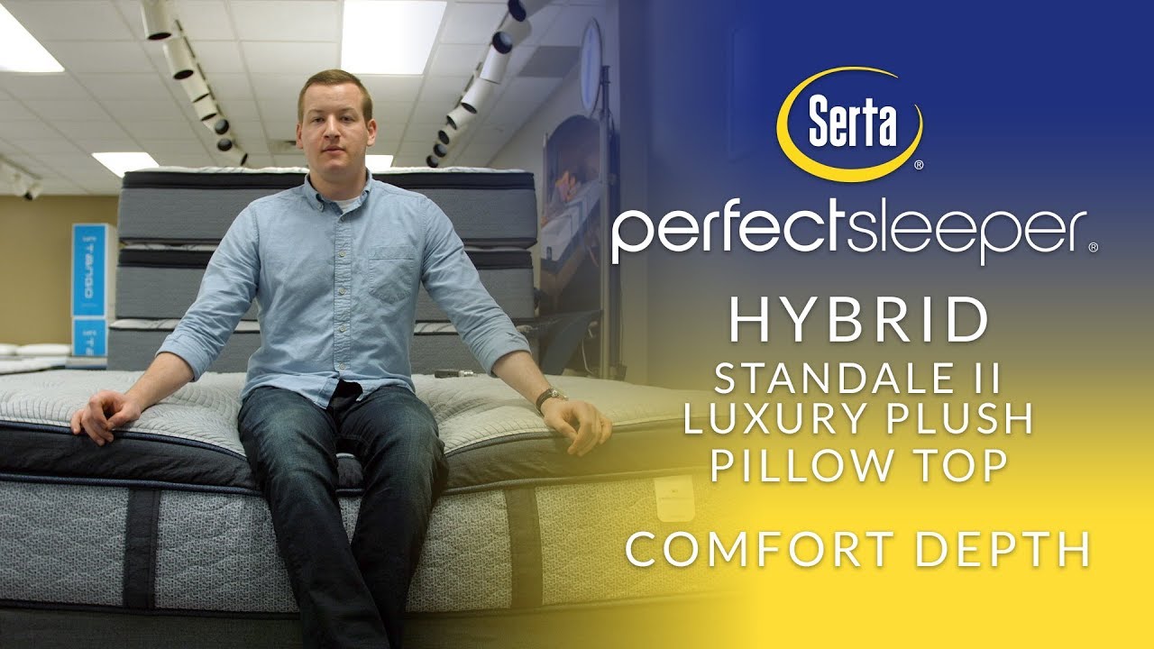 Serta Perfect Sleeper Hybrid Standale II Luxury Plush Pillow Top