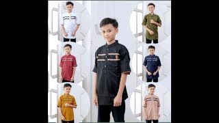 Baju Koko Kurta Anak Remaja Usia 8-15 Tahun Koko Anak Lengan Pendek
